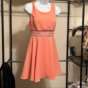 A. Byer Orange Dress